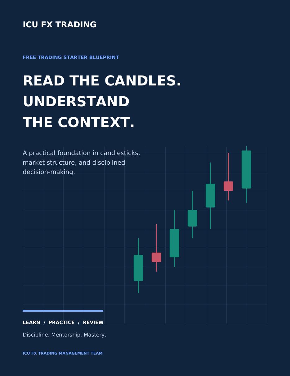 ICU FX TRADING Starter Blueprint cover